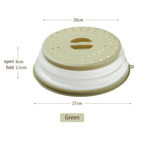 Kitchen Dustproof Foldable Food Cover Microwave Heating Lid Refrigerators Keep Fresh Kitchen Gadgets Accessories TPR