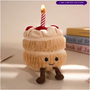 🔥พร้อมส่🔥 ตุ๊กตาเค้กวันเกิด HAPPY BIRTHDAY CAKE 🎂 มีไฟ LED มีเสียงเพลง ตุ๊กตา แหวน ของขวัญวันเกิด