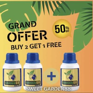 Pupuk GARDEN 68 Paket Beli 2 Gratis 1 botol Pupuk/Vitamin tanaman