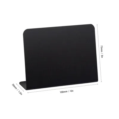 Magnetic Memo Board Metal Iron Plate Freestanding Desktop Organizer Photo Note Display Home Office Decor