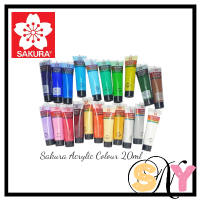 Sakura Acrylic colour 20ml | Lazada