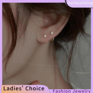 [COD] liuchuanbing Jewellery 1 Cặp Pha Lê Stud Bông Tai Cho Phụ Nữ Hàn Quốc Đồ Trang Sức Thời Trang Bên Cô Gái Bông Tai Thanh Lịch Phụ Kiện