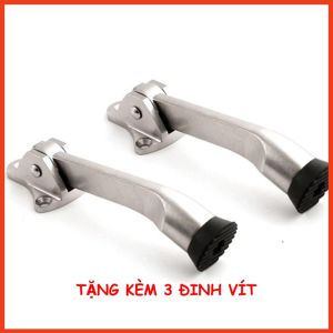 [HCM][Hàng loại 1] Chốt chặn cửa móng ngựa bằng kim loại Chặn cửa chống va đập chống cửa móng ngựa tặng kèm vít lắp đặt Chặn cửa móng ngựa inox
