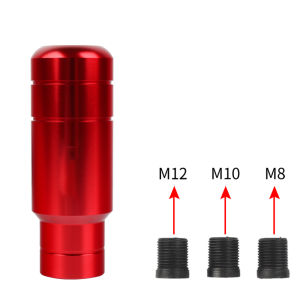JDMGRAM Stainless Steel Car Gear Shift Knob Automatic 9/13/18cm Universal Manual Shifter Lever Stick Speed Switch Parking Auto Accessories
