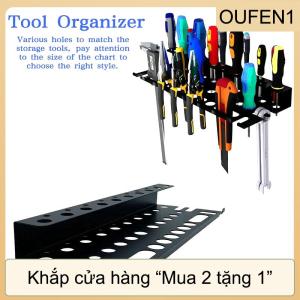 [COD] OUFEN1 Screwdrivers Tool Holder Organizer Hammer Pliers Wall Mounted Metal Storage Rack Organizer Workshop Workbench Small Tool Storage
