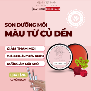 Son Dưỡng Môi Handmade Có Màu Làm Hồng Môi Giảm Thâm Mềm Môi Hiệu Quả Từ Củ Dền An Toàn Cho Cả Mẹ Bầu