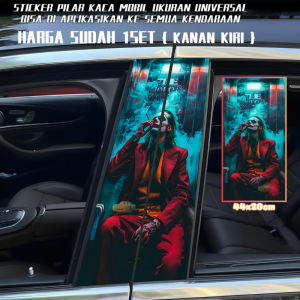 Ready Stock Car sticker PE film Cover Stripe Car Door Center Column Pillar sticker Car Window Middle 140 Joker