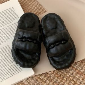 Free Shipping Stylish And Personalized Odor-Resistant WomenS Slippers Non-Slip Summer Korean-Style Casual And Cute Teddy Design Suitable For Indoor And Outdoor Use And For Parent-Child Wear