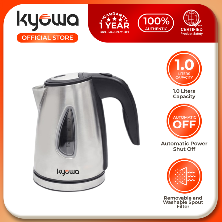Kyowa Stainless Steel White Kettle Buildmate Building Peskoe