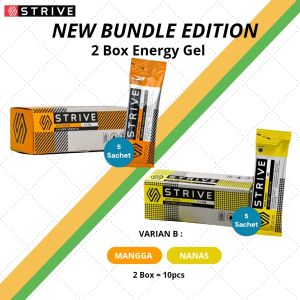 STRIVE ENERGY GEL Bundle Edition Hemat Supplemen tenaga lari sepeda triathlon