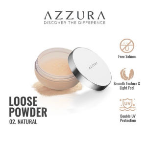 AZZURA LOOSE POWDER BEDAK TABUR UNTUK KULIT BERMINYAK