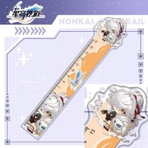 12 styles Game 15cm Cute Jing Yuan Kafka Blade Dan Heng March 7th Bronya Seele Asta Herta Straight Ruler Measuring Tool Stationery Drawing birthday gift