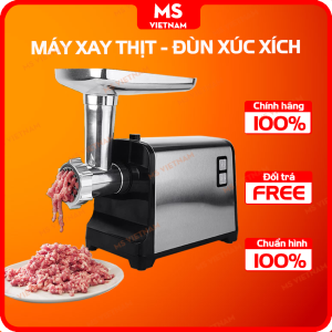 Máy Xay / Đùn Thịt Xúc Xích Củ Quả Công Suất Lớn - BH 12 Tháng - MS Viet Nam