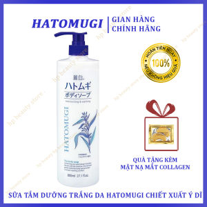 Sữa Tắm Dưỡng Trắng Da Hatomugi Moisturizing Washing Chiết Xuất Ý Dĩ 800ml