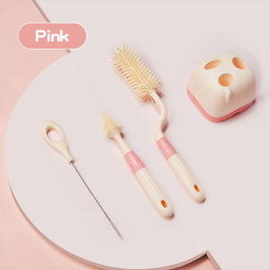 Mamibayi Sikat Pembersih Botol Set 4 In 1 Sikat Botol Bayi Silikon Bottle Brush Multifungsi