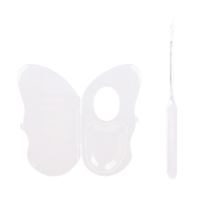 2Pcs Makeup Palette Mixing Tray Apply for Eye Shadow Nail Art Pigment Blending Acrylic Cosmetic Palette with Spatula