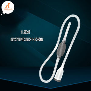 Rennas 1.5m Easy to Operate Aquarium Clean Fish Tank Vacuum Siphon Pump Cleaner Tool For Fish Pet