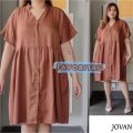 DRESS JUMBO / DRESS BIG SIZE / DRESS LD 120 CM / MUAT BB 85 KG / BUSUI / DRESS POLOS / DRESS JOVAN / PAULIN. 
