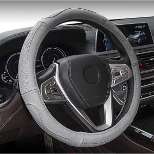 Bọc vô lăng tay lái dòng xe Toyota Inova DA BÒ THẬT chính hảng cao cấp Size 38 bảo hành 2 năm