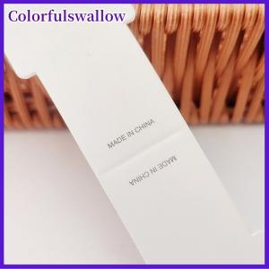 Colorfulswallow 50pcs hiển thị thẻ cho Tóc Dây Kẹp Tóc Vòng Cổ Vòng đeo tay Bông tai tai đinh tán làm bằng tay tự làm đồ trang sức tông gói tóc Clip thủ công treo Thẻ tag