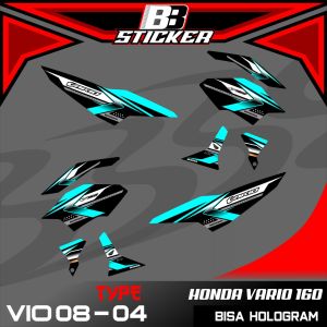 STICKER PREMIUM Stiker Vario 160  BISA HOLOGRAM Striping Vario 160 2022 2023 Vio 8
