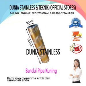 Bandul Pipa Kuning aksesoris stainless steel