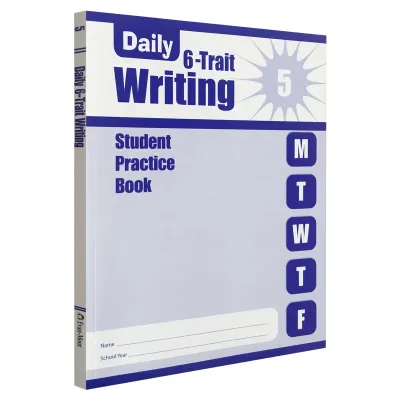 Evan-Moor Daily 6-Trait Writing Grade 5 SE Daily Practice Series System Writing Exercise Book California Teaching Assistant