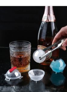 New 5CM Round Ball Ice Cube Mold DIY Ice Cream Maker Plastic Ice Mould Whiskey Ice Tray for Bar Tool Kitchen Gadget Accessories