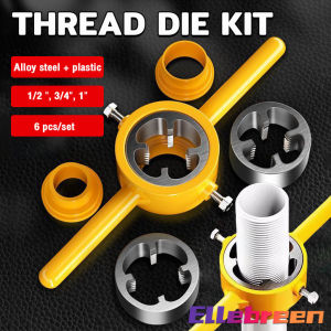PVC Pipe Threader NPT Thread Tap Die Set Plumbing PVC Thread Tool