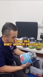 Chocolate Tyzo Protein Isolate 1.5 kg Halal ZERO sugar added 50 serving