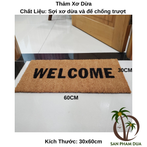 THAM LAU CHÂN CỠ NHỎ 30X60CM CÓ ĐẾ CHỐNG TRƯỢT THẢM CỬA RA VÀO