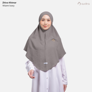 Audina Zhiva Khimar Bahan Crinkle Premium Ringan Dan Nyaman