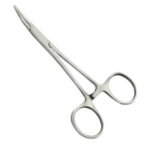Professional Hemostat Locking Clamps Curved Tip Tool Piercing Pliers For Fly Tying Sewing And Model Construction