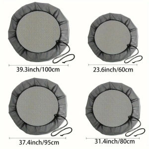 Garden 60/80/100cm Mesh Cover Netting for Rain Barrel Leaves Filter Collection Water Protection