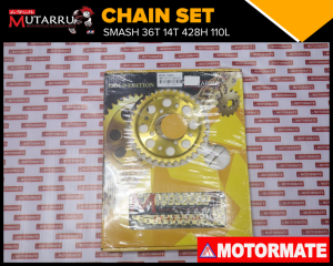 MUTARRU CHAINSET SMASH 36T - 14T - 428H - 110L