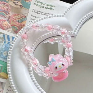 Gratis Semua - Gelang Ikat Rambut Karakter / Gelang Manik-Manik Lucu / Ikat Rambut Motif Karakter