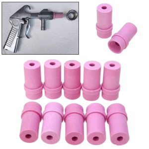 10pcs Ceramic Sandblaster Nozzle TipsAbrasive Sand Blaster Blasting 4.5mm5mm6mm and 7mm Inner Diameter (Pack of 10)