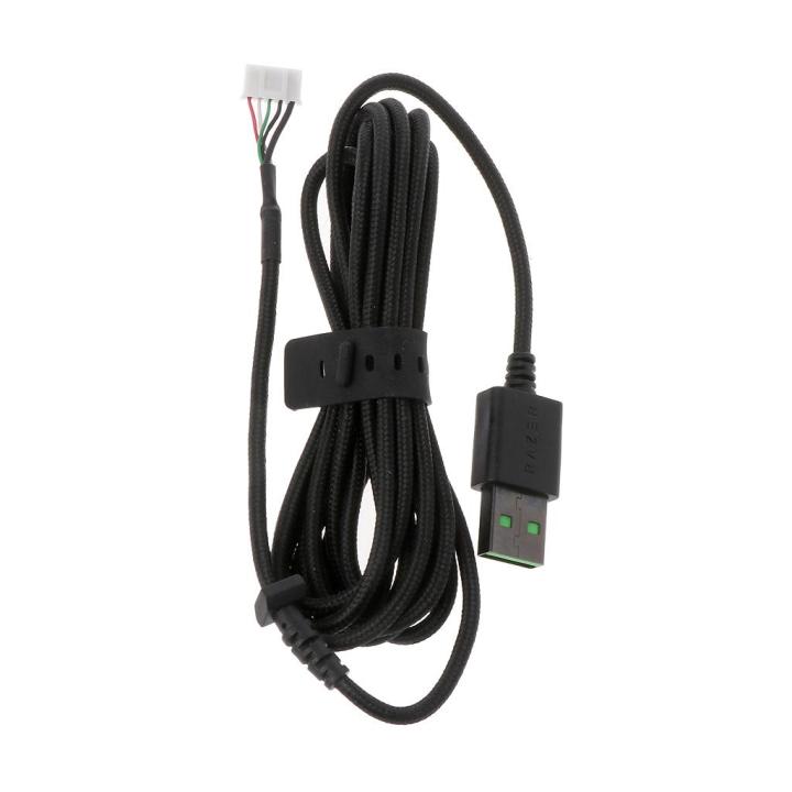 Durable Nylon Braided Line USB Mouse Cable Replacement Wire For Razer ...
