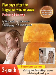 Perfume Gold Soap Handmade Soap Face Wash Bath Fragrance Moisturizing Essential Oil Soap Fragrance Men And Women Anti-mite Bath