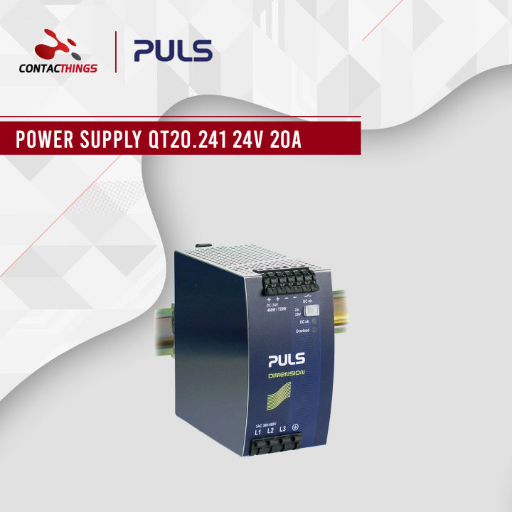 PULS Power Supply QT20.241 24V, 20A Lazada