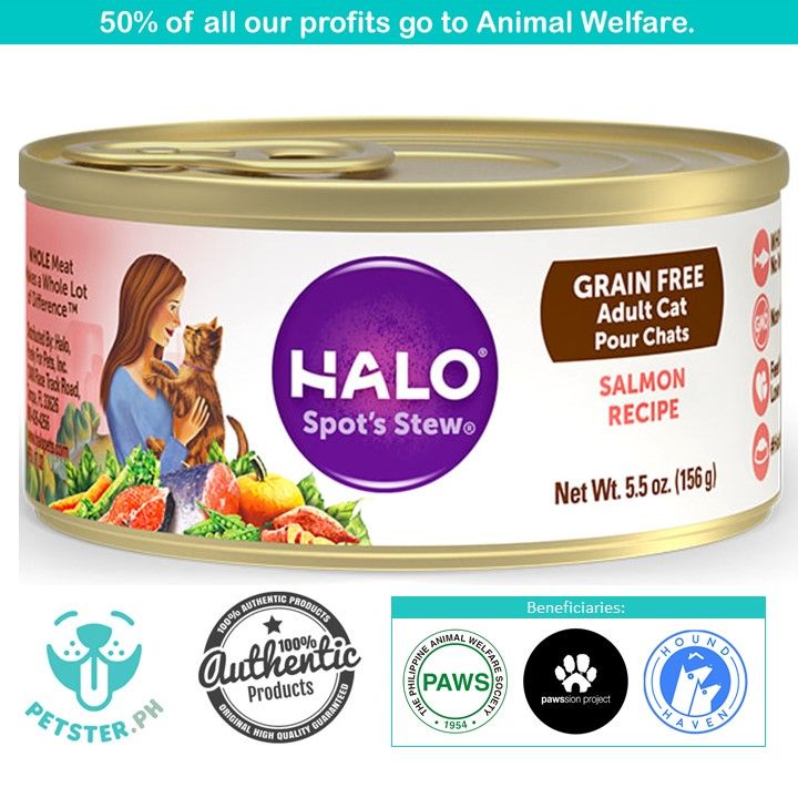 Halo Adult Cat Grain Free Salmon Stew Wet Food | Lazada PH