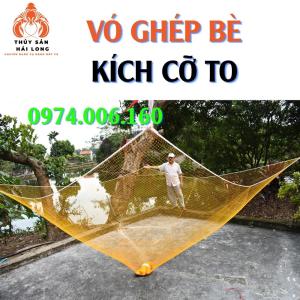 VÓ GHÉP KÉO CÁ VÓ BÈ CỠ TO CẠNH DÀI 3.6M bắt cá