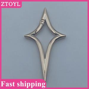 ZTOYL💝 Y2K Star Geometric Essential Icon Carabiner Keychain Car Key Ring Gothic Backpack Decor