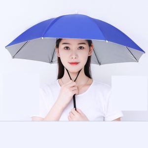 Aqrau 【50%OFF🔥🔥🔥】ร่มกันแดดหมวกร่มกันแดดหมวกตกปลาร่มร่มป้องกันรังสี UV วัสดุ ที่แข็งแรงทนทานอัมเบรลล่า