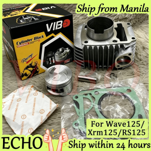 [VIBO] CNC Cylinder Block Wave125 57mm For Honda WAVE 125 XRM125 RS125 57 MM Cylinder Block Set