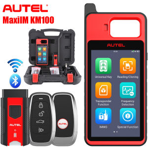 2025 New Autel MaxiIM KM100(X) Key Fob Programming ToolKey Fob Programmer Immobilizer Tool Key Creation IMMO Learning Tool Chip Read
