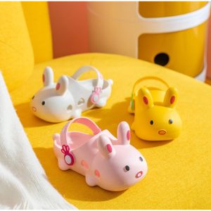 SANDAL ANAK PEREMPUAN RABBIT Umur 1 2 3 4 5 Sandal Kelinci Putih Pink Anak Perempuan Jelly Import Premium Kuality Import RABIT