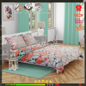 Sprei katun motif yellow bear aesthetic anti geser king size sprei katun|sprei double|sprei quen LP