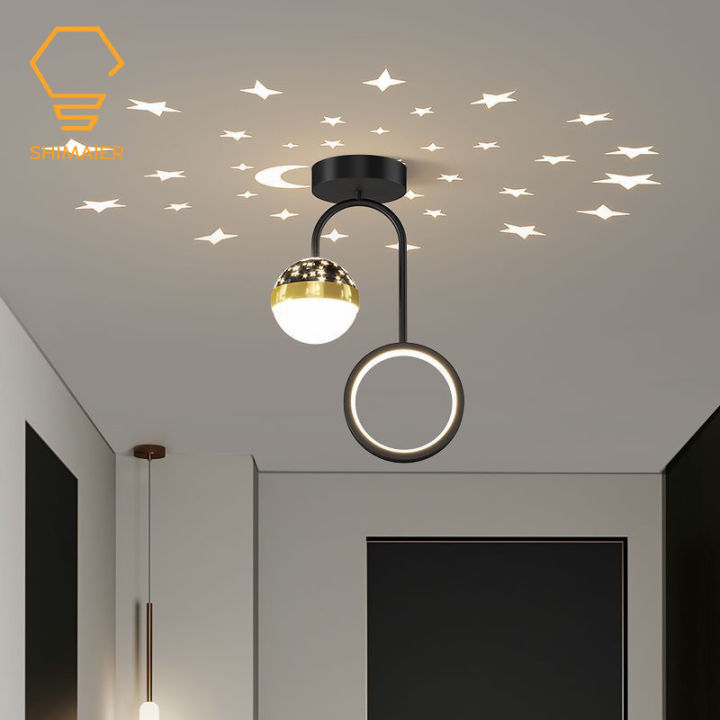 LED Ceiling Light Nordic Starry Sky Chandelier Modern Tricolor Dimming