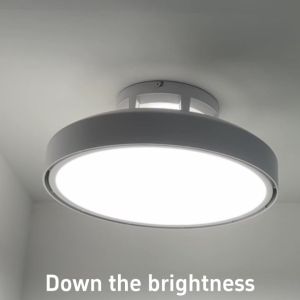 3CCT Dimmable New bladeless Turbo Ceiling Fan Light 63W 6Speeds Silent Pure Copper DC Motor For Living RoomsStudy RoomsFast shipping